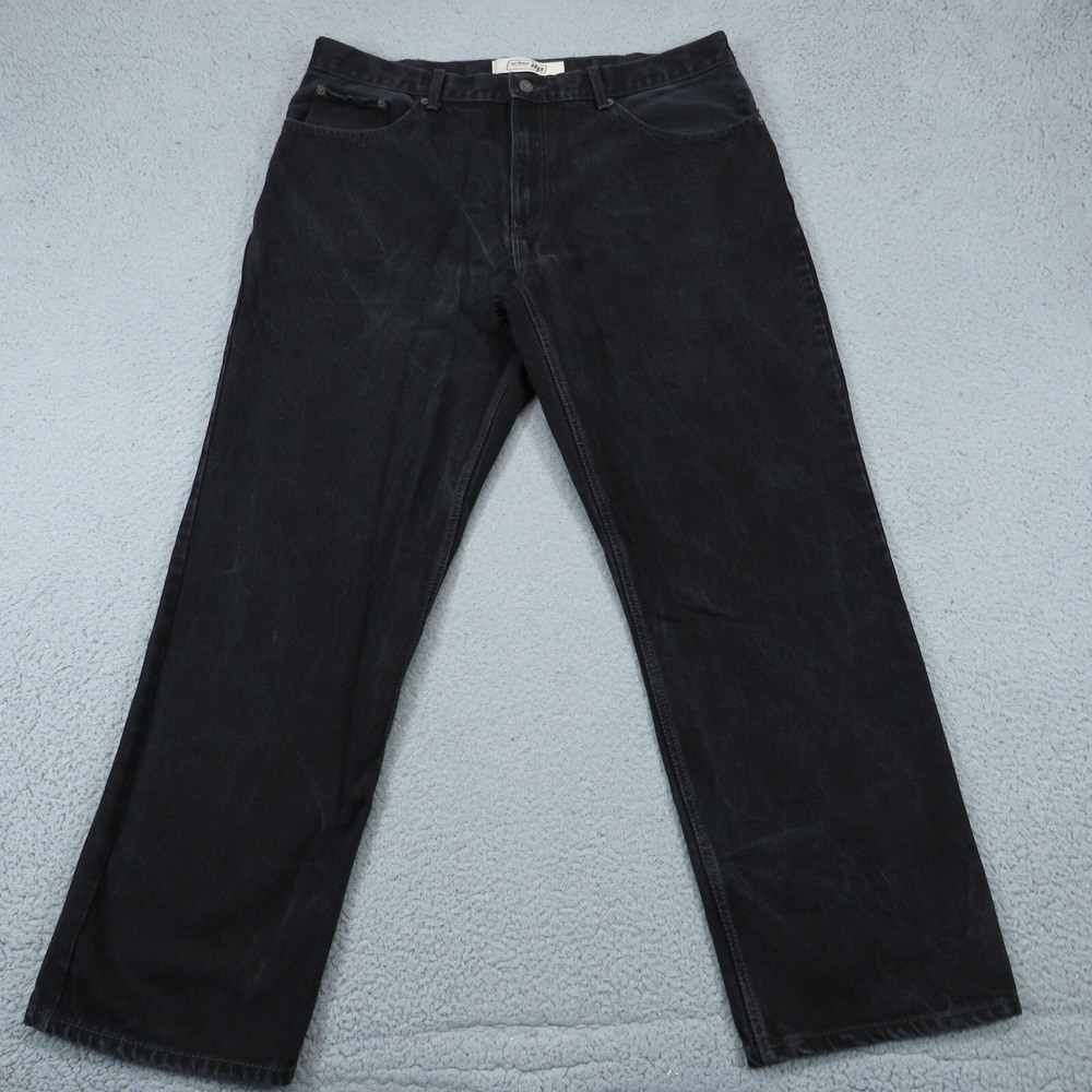 Urban Pipeline Mens 38x30 Black Baggy Jeans Y2K Skater Grunge Faded Denim UP